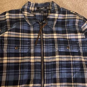 Chaps zip up shirt
